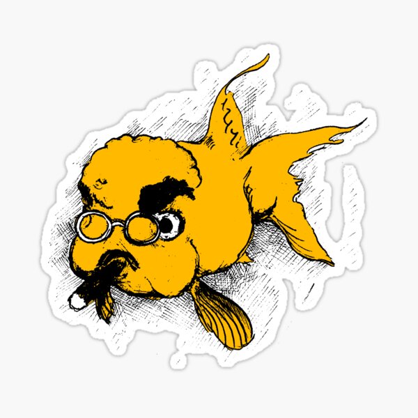 GSO Grumpy Fish Sticker
