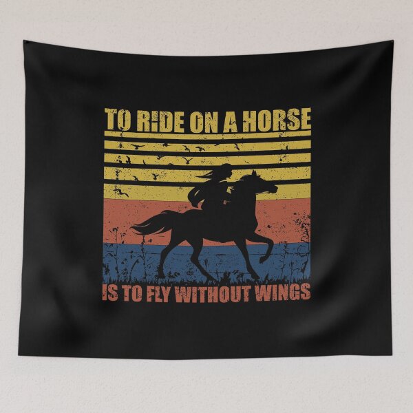 Item preview, Horse Design To Ride On A Horse Is wings designed and sold by Joxxio.