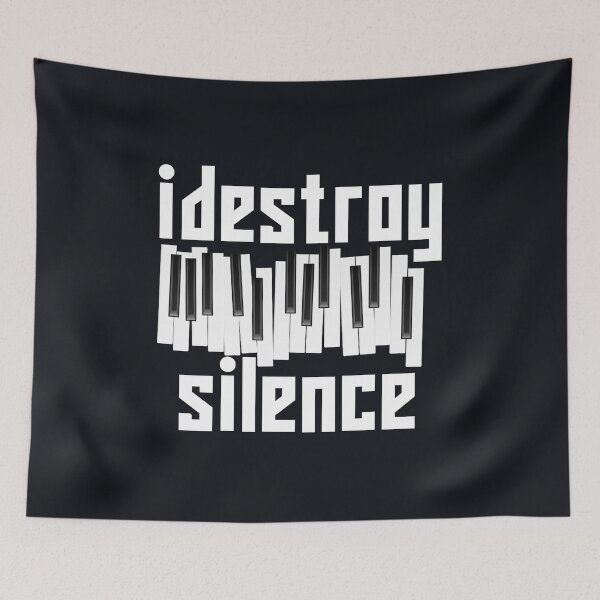 Item preview, I Destroy Silence Piano #1 designed and sold by SalahBlt.