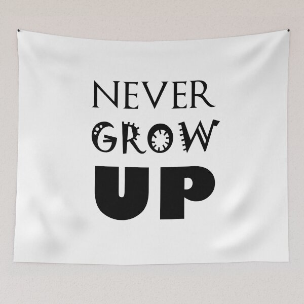 Item preview, Never grow up designed and sold by ryspayevkaisar.