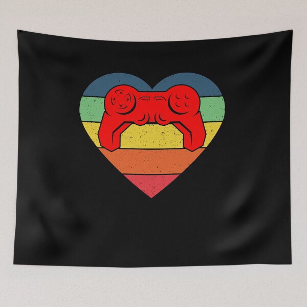 Item preview, Video Gamer Heart Vintage Controller Valentines Day Gifts for Kids, Boys, Him, Her, Gifts for Her designed and sold by NiceTee21.