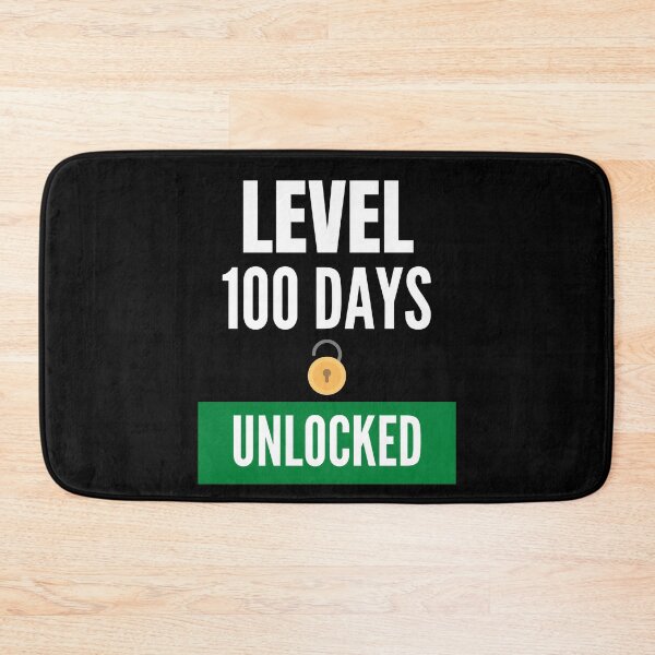 Item preview, Level 100 Days Unlocked Funny 100th Day Of School Gift designed and sold by saadtraibiz.