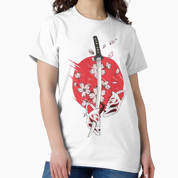 Item preview, Sakura Sword and Kitsune Mask  designed and sold by johannasunwha.