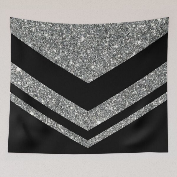 Item preview,  A Silver and Black Geometric Art Design designed and sold by The Merch.