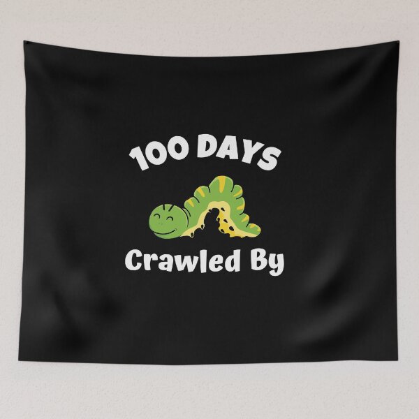 Item preview, 100 Days Crawled By Funny 100th Day Of School Gift designed and sold by saadtraibiz.