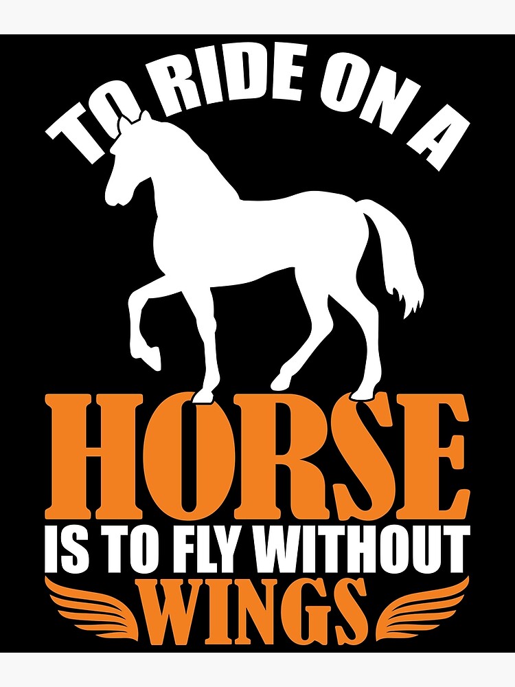 Tell a Gelding, Ask a mare. Horse Sayings - Red Poster for Sale by  redwolfegraphic