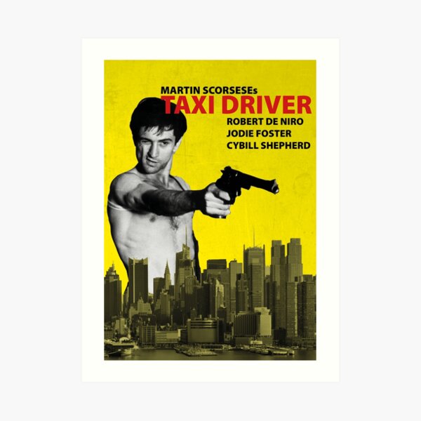 Affiche de chauffeur de taxi Travis Bickle Impression artistique