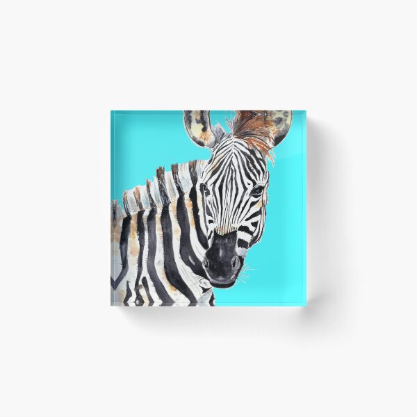 Zebra Acrylic Block