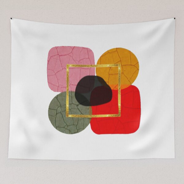 Item preview, Geometric Shapes Flower. Minimal Abstract Art designed and sold by Pretty-Bird.