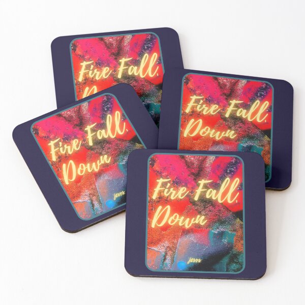 Item preview, Christian quote Fire fall down verse Jesus designed and sold by pureheartvision.