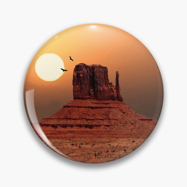 @!@ Monument Valley Pin Panoramic View Vacation Travel Lapel Hat Pins @!@ Monument Valley Pin Panoramic View Vacation Travel Lapel Hat Pins