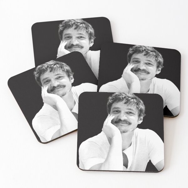 Item preview, Cute & Swooning Pedro Pascal in B&W designed and sold by ecdato.