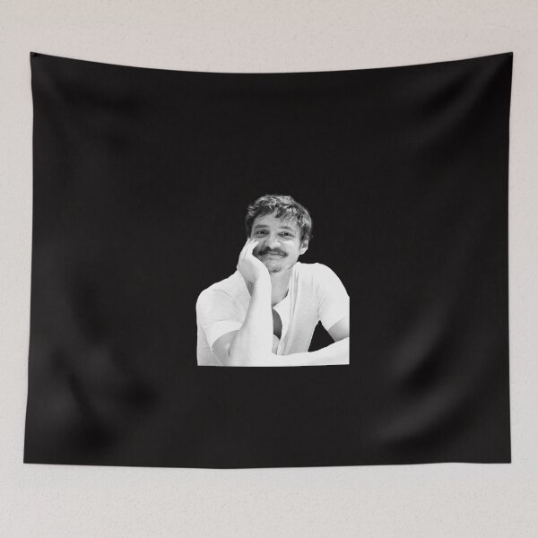 Item preview, Cute & Swooning Pedro Pascal in B&W designed and sold by ecdato.