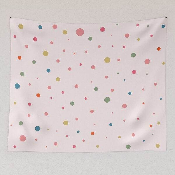 Item preview, Multicolour spots, pink speckle dot designed and sold by PopseyUK.