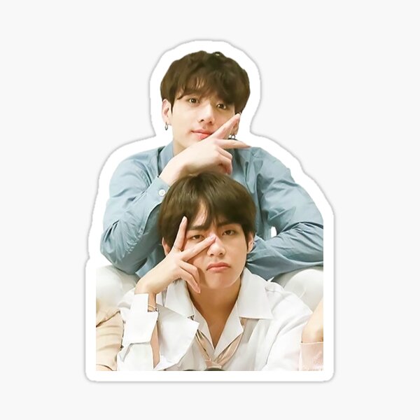 Bts Taekook Sticker By Artholic77 Redbubble