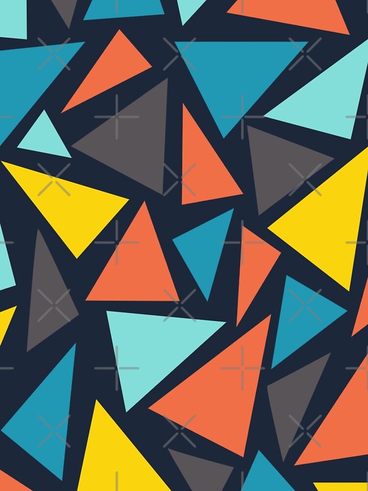 Thumbnail 4 of 4, Samsung Galaxy Phone Case, Geometric Triangles With Colorful Seamless Pattern designed and sold by SwePattern.