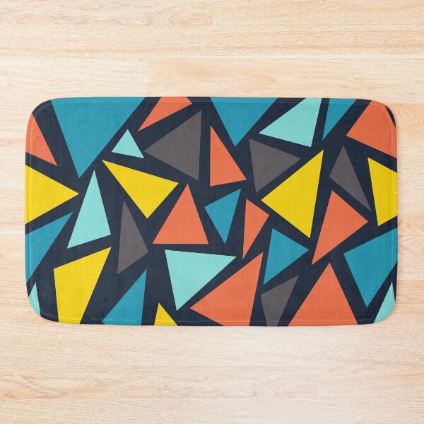 Item preview, Geometric Triangles With Colorful Seamless Pattern designed and sold by SwePattern.