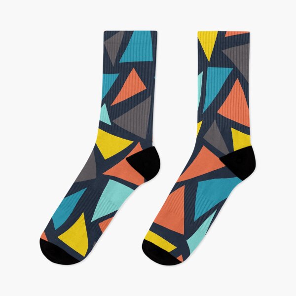 Item preview, Geometric Triangles With Colorful Seamless Pattern designed and sold by SwePattern.