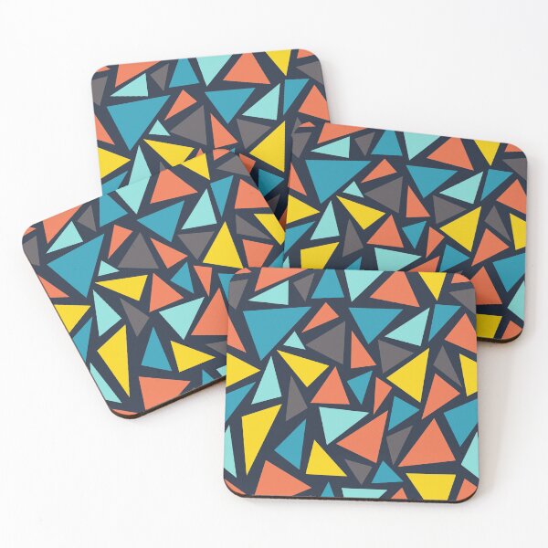 Item preview, Geometric Triangles With Colorful Seamless Pattern designed and sold by SwePattern.