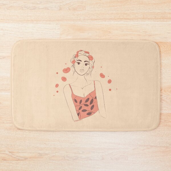 Item preview, Girl with pink floral hat designed and sold by truffleivy.