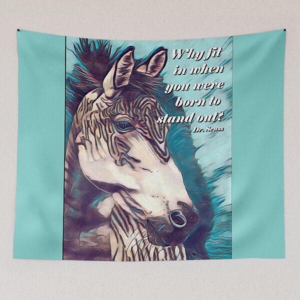 Item preview, Electric Zorse with Quote designed and sold by EquusArtisan.