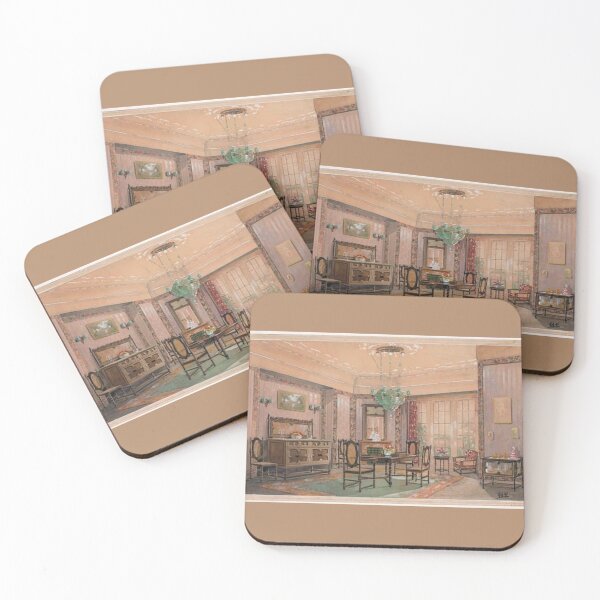 Item preview, Copy of European Interiors  Classic Watercolor Prints - Bedroom designed and sold by dubcee.