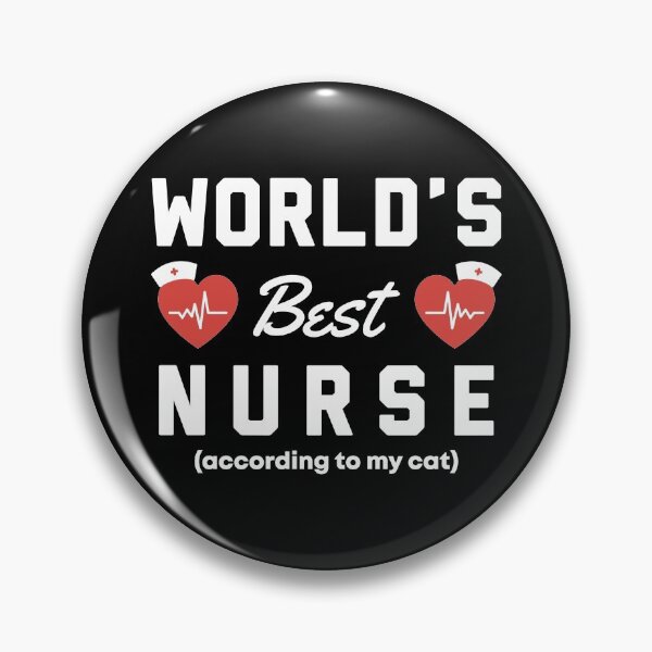 Item preview, World's Best Nurse According to My Cat designed and sold by livegood.