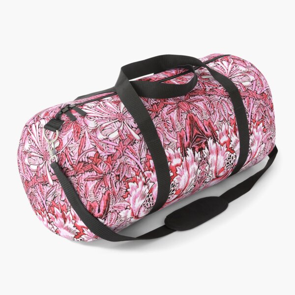 Item preview, PINK HONEYSUCKLE FLOWERS WHITE FUCHSIA FLORAL designed and sold by BulganLumini.