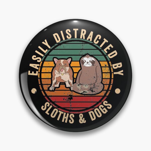 Artikelvorschau, EASILY DISTRACTED BY SLOTHS AND DOGS entworfen und verkauft von noahs-shop.