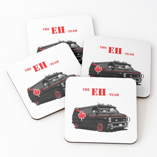 Item preview, Canadiana Canada The Eh Team Funny Vintage 1980's Pun Design designed and sold by RedOakDesigns.