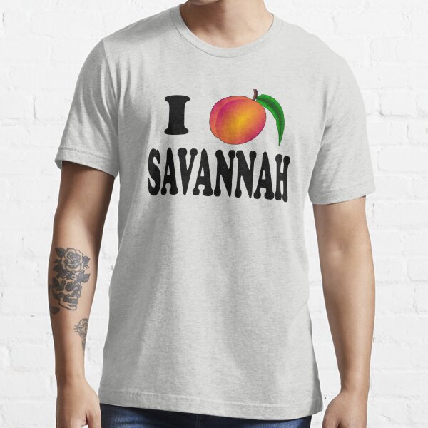 I Love Savannah T Shirt For Sale By Barrelroll1 Redbubble I Love Savannah T Shirts I