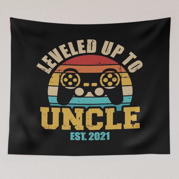 Item preview, Leveled up to uncle 2021 vintage designed and sold by mlemmlem22.