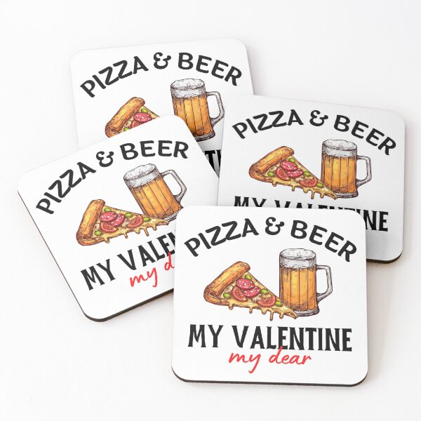 Item preview, Pizza and Beer My Valentine my dear designed and sold by 2MdesignStore.