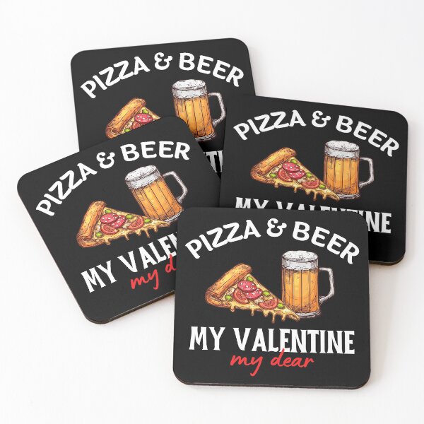 Item preview, Pizza and Beer My Valentine my dear designed and sold by 2MdesignStore.
