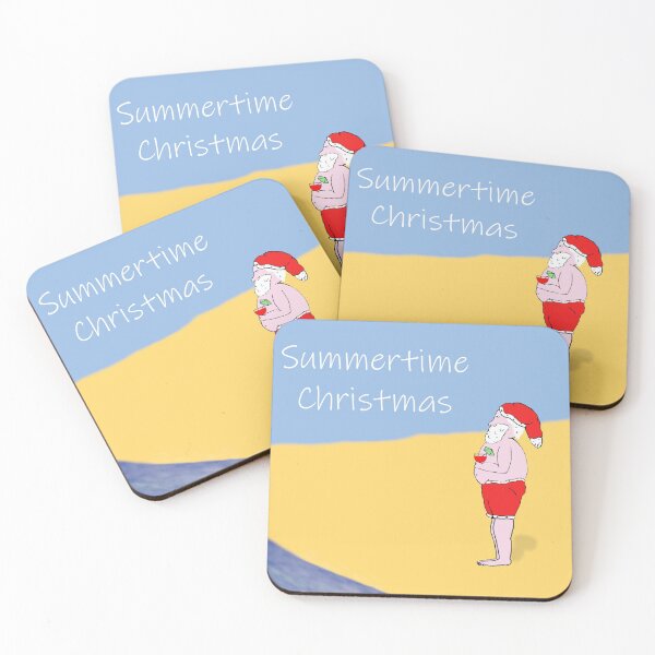 Item preview, Santa Summertime Belated Christmas  designed and sold by 6059.