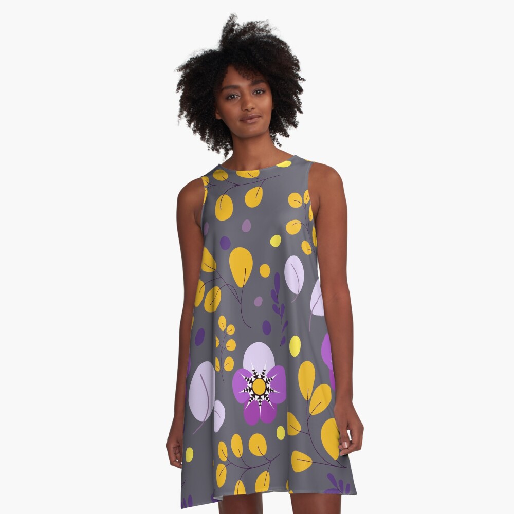 Item preview, A-Line Dress designed and sold by vectormarketnet.