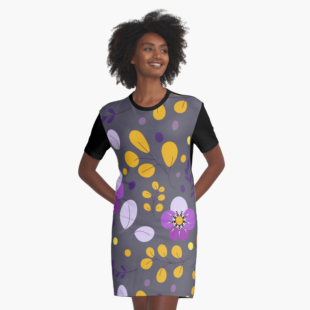 Item preview, Graphic T-Shirt Dress designed and sold by vectormarketnet.