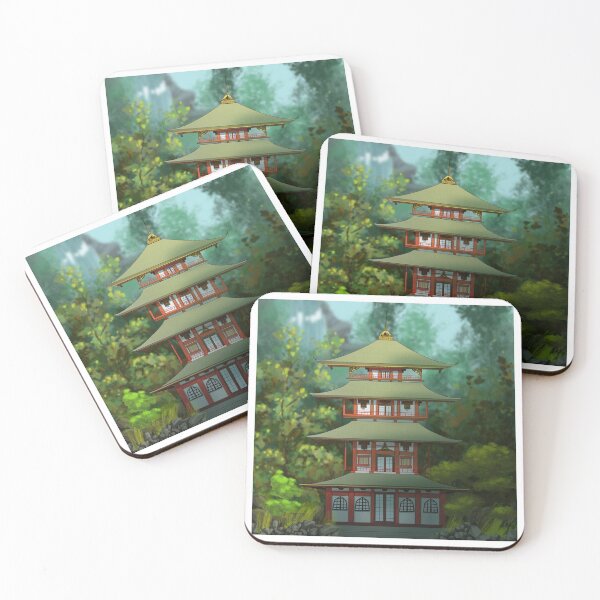 Item preview, Japanese Temple with background designed and sold by OkarunoArt.