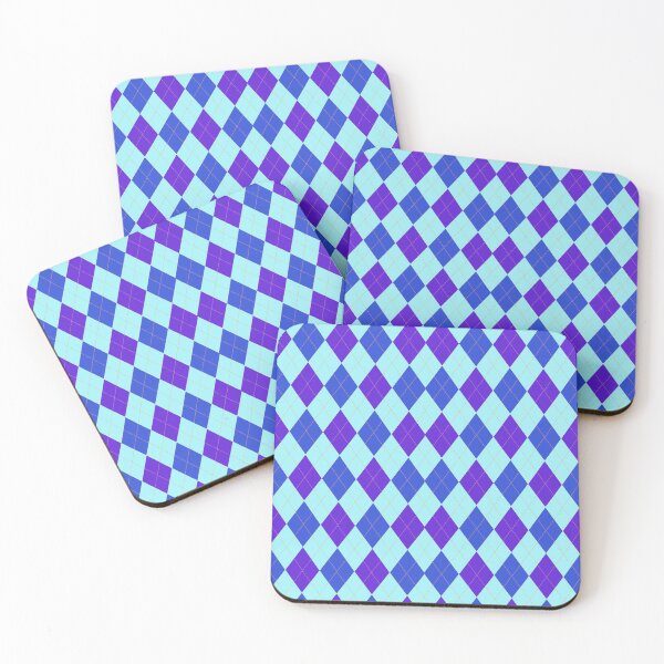 Item preview, Blue and Purple Argyle designed and sold by the-other-joe.