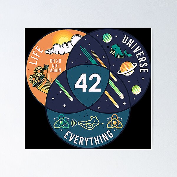 Item preview, 42 Answer to Life Universe and Everything designed and sold by mlemmlem22.