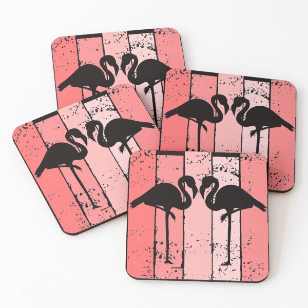 Aperçu de l'œuvre Flamant rose rose rétro créée et vendue par Imutobi.