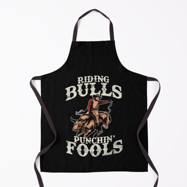 Item preview, Funny Riding Bulls Punchin' Fools Competitive Pun designed and sold by perfectpresents.