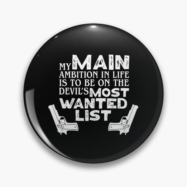 Item preview, Devil's Most Wanted designed and sold by WEIRDglow.