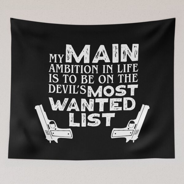 Item preview, Devil's Most Wanted designed and sold by WEIRDglow.