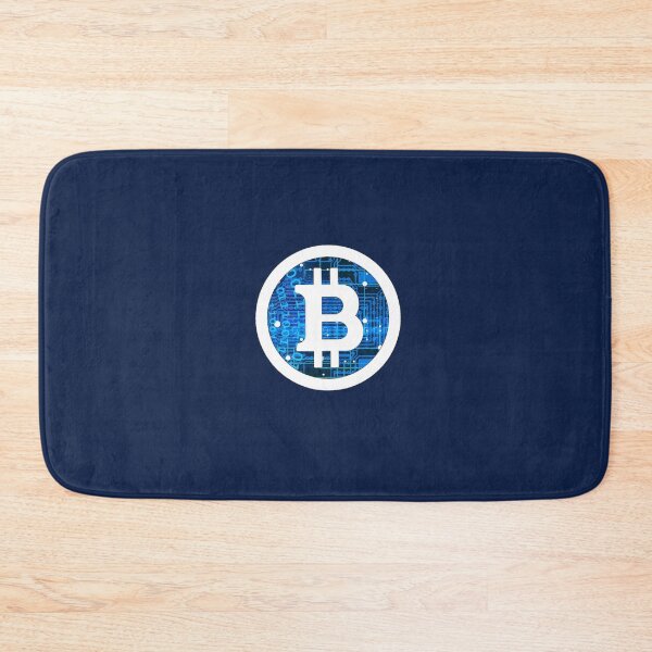 Item preview, Bitcoin (BTC) Blue Technology White Logo designed and sold by issaapparel.