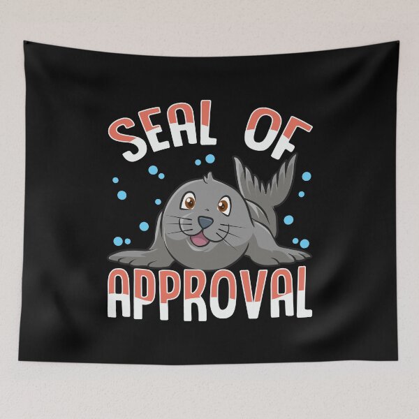 Item preview, Cute & Funny Seal Of Approval Baby Seal Pun designed and sold by perfectpresents.