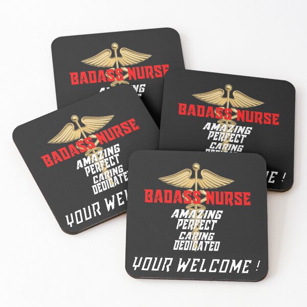 Item preview, A Badass NURSE - YOUR WELCOME designed and sold by hop2swing.