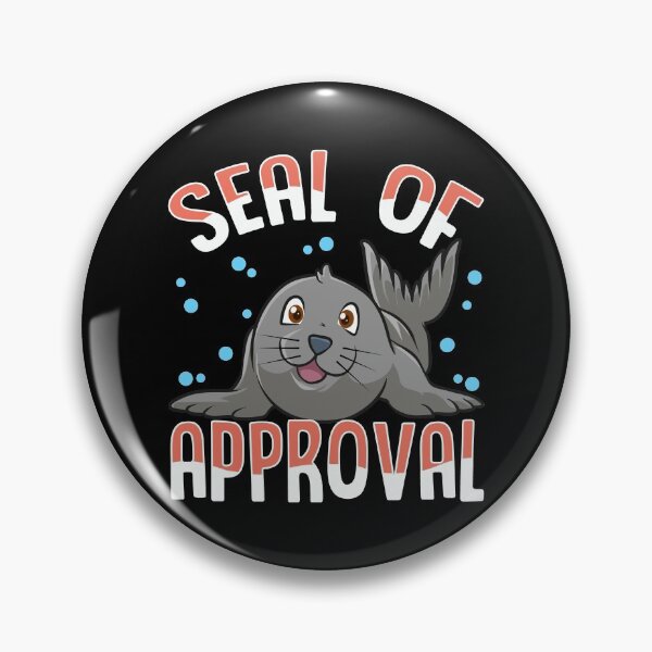 Item preview, Cute & Funny Seal Of Approval Baby Seal Pun designed and sold by perfectpresents.