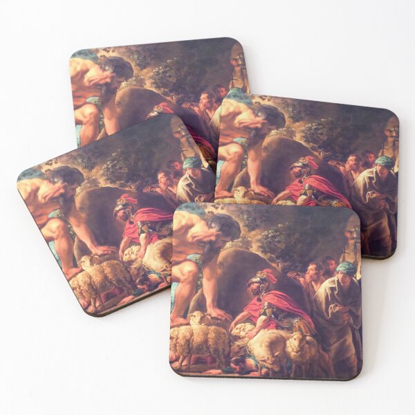 Item preview, Odysseus in the cave of Polyphemus Giant designed and sold by ClassicalGreece.