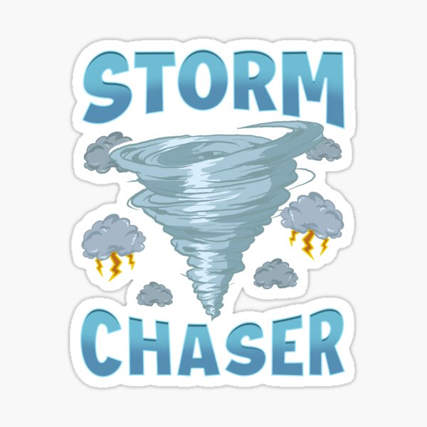 Vista previa del artículo con la obra «Lindo cazador de tormentas Clima severo Tornado Huracán», diseñado y vendido por perfectpresents.